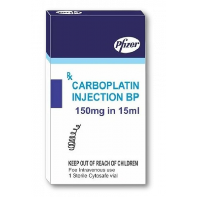 CARBOPLATIN 150 MG ( CARBOPLATIN ) CONCENTRATE FOR SOLUTION FOR IV INFUSION 15 ML VIAL